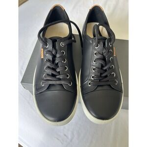 ECCO Soft‎ 7 W Women Size EU40 US 9-9.5 Danish  Design Black Leather Shoes